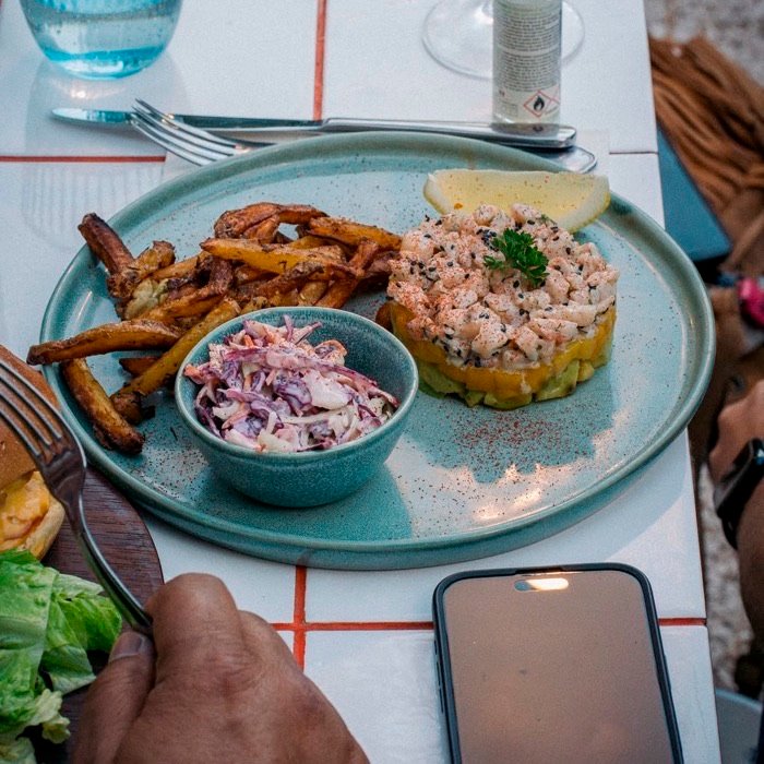 Une assiette de la maison